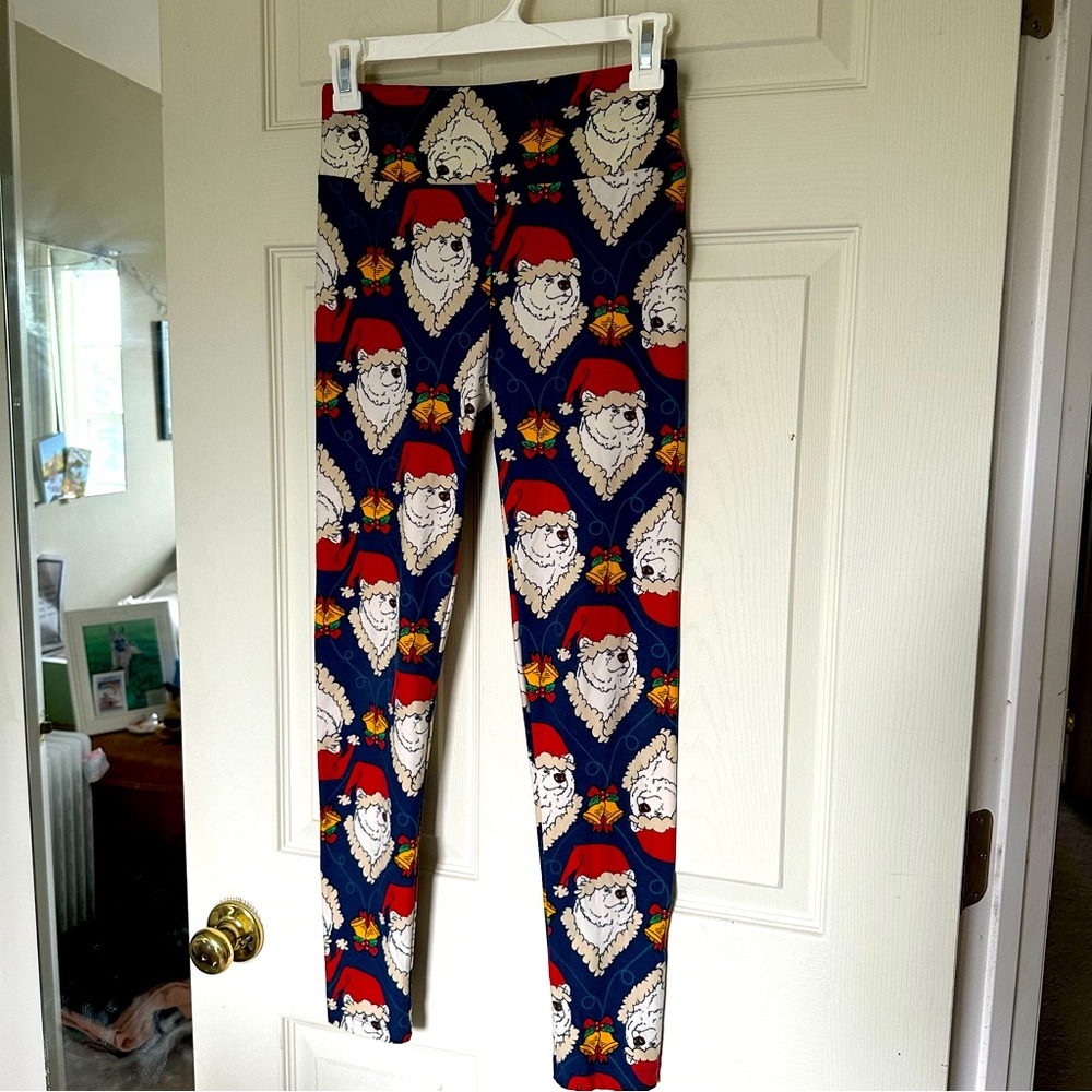 Lularoe santa bear one size leggings